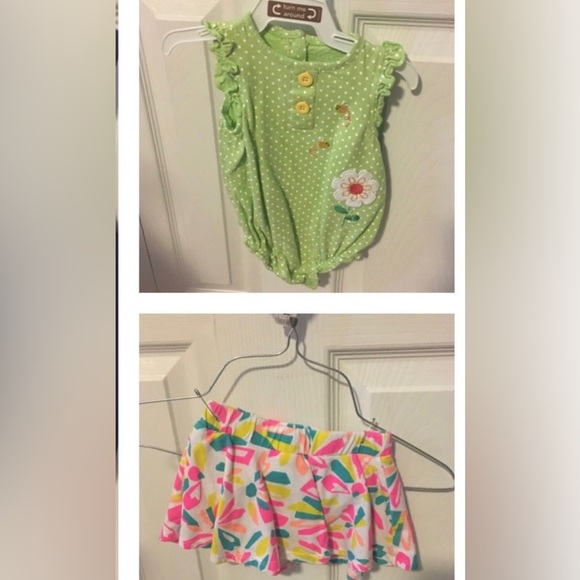 Carter's Other - Baby girl 6 month patriotic bundle onesies & skirt